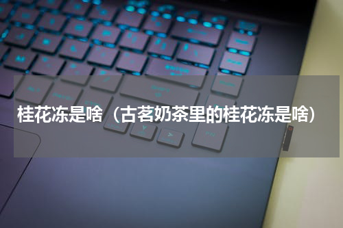 桂花冻是啥（古茗奶茶里的桂花冻是啥）