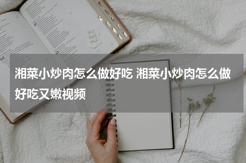 湘菜小炒肉怎么做好吃 湘菜小炒肉怎么做好吃又嫩视频