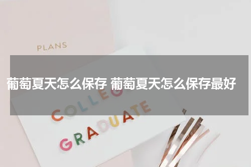 葡萄夏天怎么保存 葡萄夏天怎么保存最好