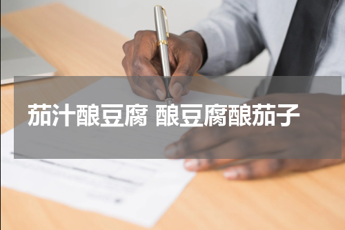 茄汁酿豆腐 酿豆腐酿茄子