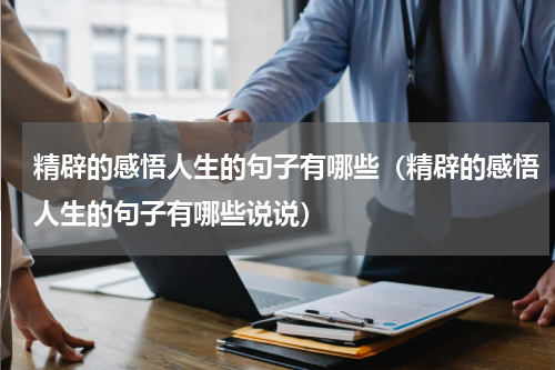 精辟的感悟人生的句子有哪些（精辟的感悟人生的句子有哪些说说）