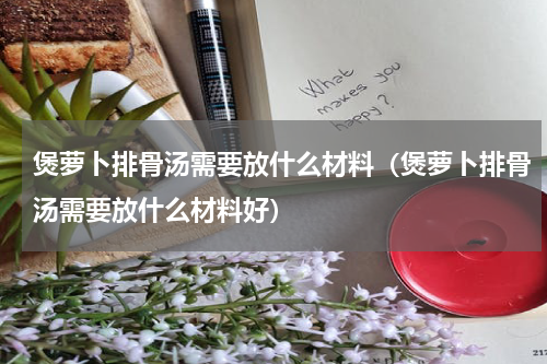 煲萝卜排骨汤需要放什么材料（煲萝卜排骨汤需要放什么材料好）