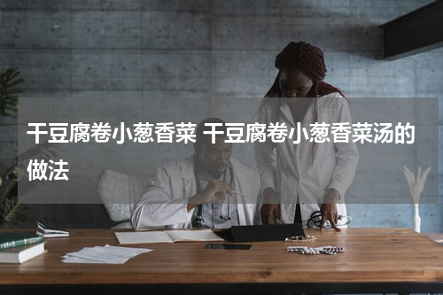 干豆腐卷小葱香菜 干豆腐卷小葱香菜汤的做法