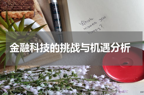 金融科技的挑战与机遇分析