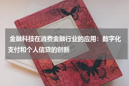 金融科技在消费金融行业的应用：数字化支付和个人信贷的创新