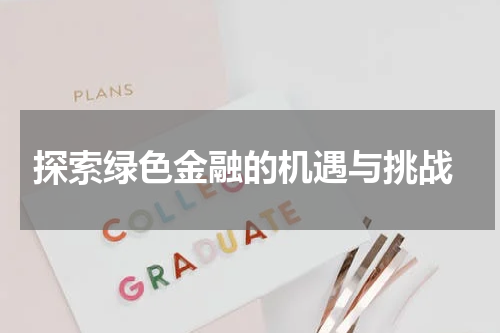  探索绿色金融的机遇与挑战