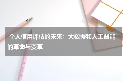  个人信用评估的未来：大数据和人工智能的革命与变革