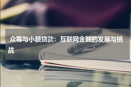  众筹与小额贷款：互联网金融的发展与挑战