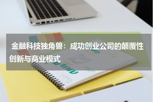 金融科技独角兽:成功创业公司的颠覆性创新与商业模式