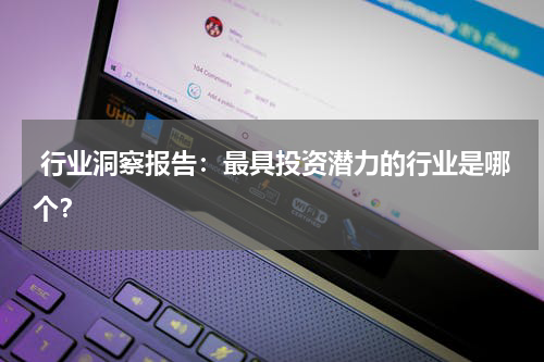  行业洞察报告：最具投资潜力的行业是哪个？