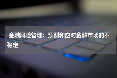  金融风险管理：预测和应对金融市场的不稳定