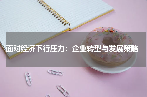 面对经济下行压力:企业转型与发展策略