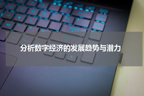  分析数字经济的发展趋势与潜力