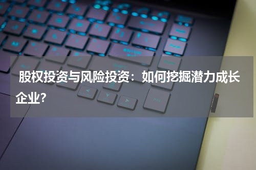  股权投资与风险投资：如何挖掘潜力成长企业？