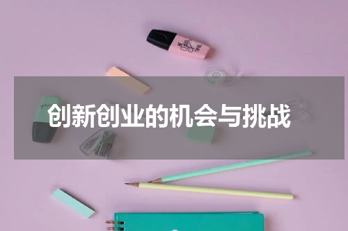  创新创业的机会与挑战