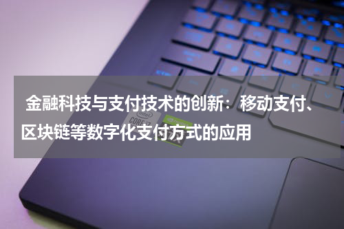  金融科技与支付技术的创新：移动支付、区块链等数字化支付方式的应用