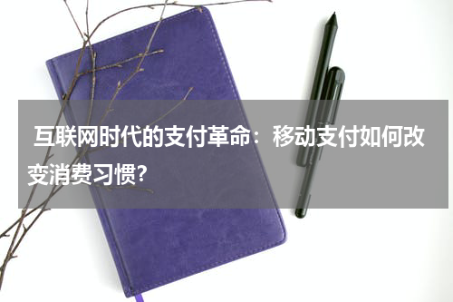 互联网时代的支付革命:移动支付如何改变消费习惯?