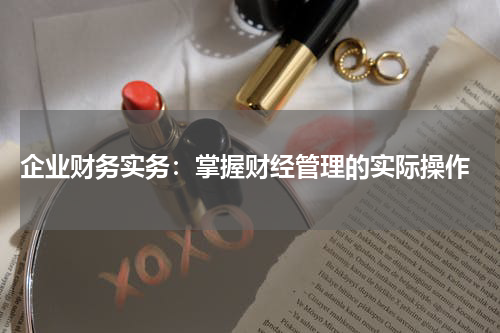 企业财务实务:掌握财经管理的实际操作