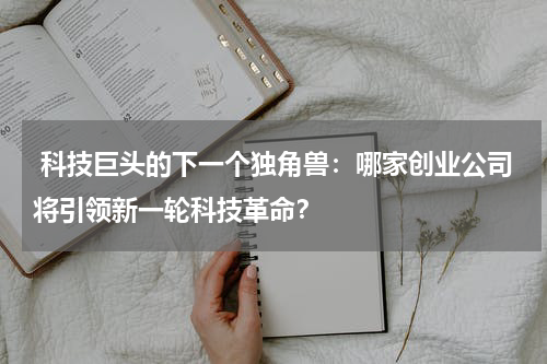  科技巨头的下一个独角兽：哪家创业公司将引领新一轮科技革命？
