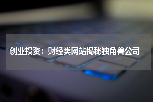  创业投资：财经类网站揭秘独角兽公司