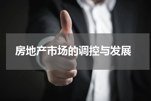  房地产市场的调控与发展