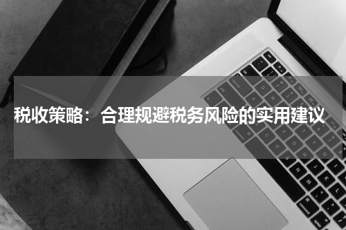  税收策略：合理规避税务风险的实用建议