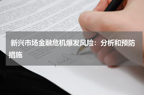 新兴市场金融危机爆发风险：分析和预防措施