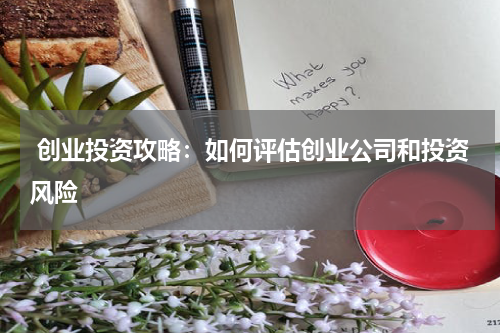 创业投资攻略:如何评估创业公司和投资风险